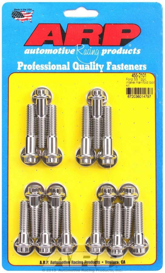 Intake Bolt Kit BBF 12-Point Stainless - 4552101