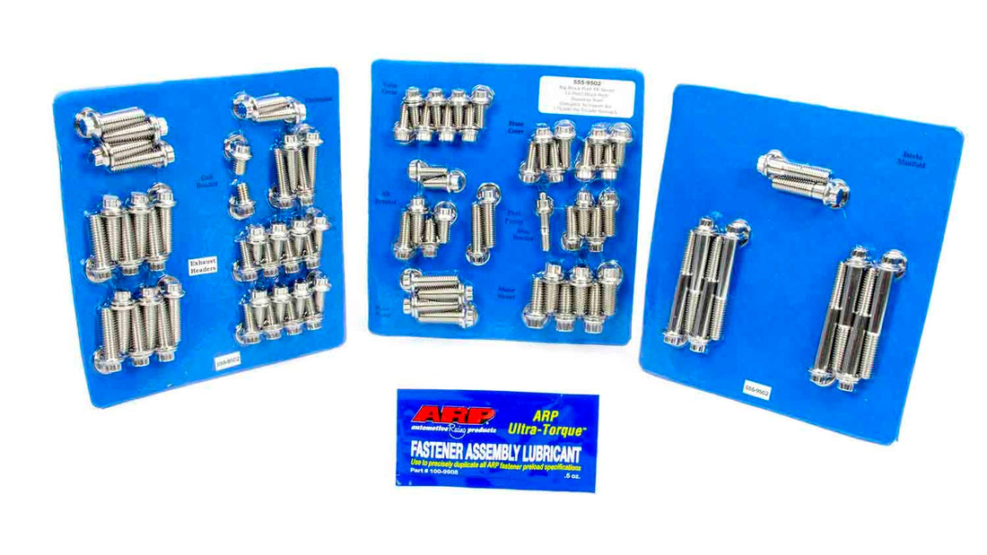 Engine Blt Kit Fe Ford 12-Point Stainless - 5559502