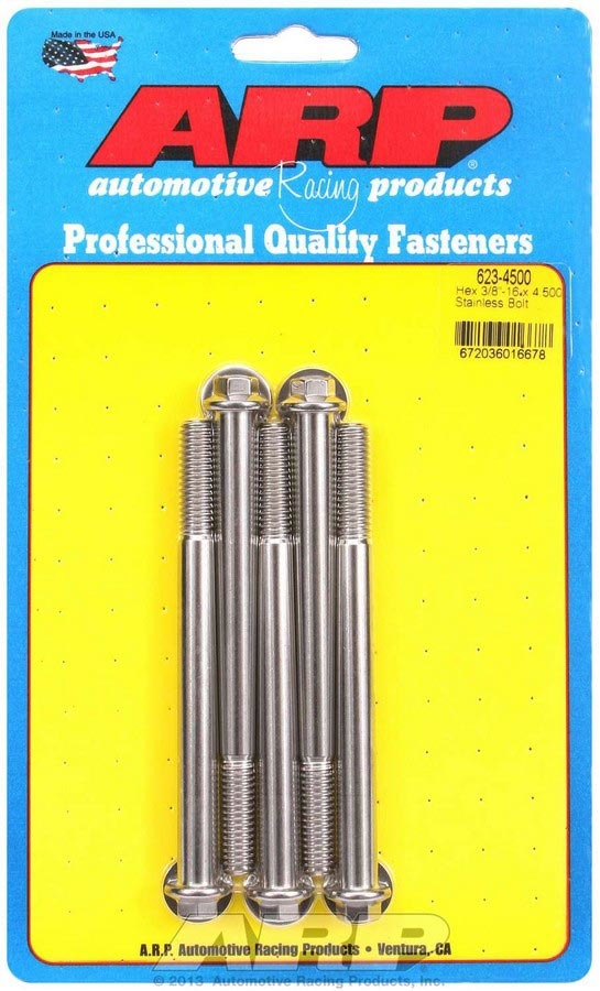 S/S Bolt Kit - 6pt. (5) 3/8-16 x 4.500 - 6234500