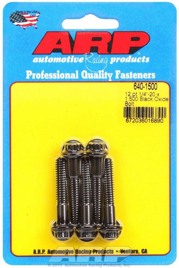 Bolt Kit - 12pt. (5) 1/4-20 x 1.500 - 6401500