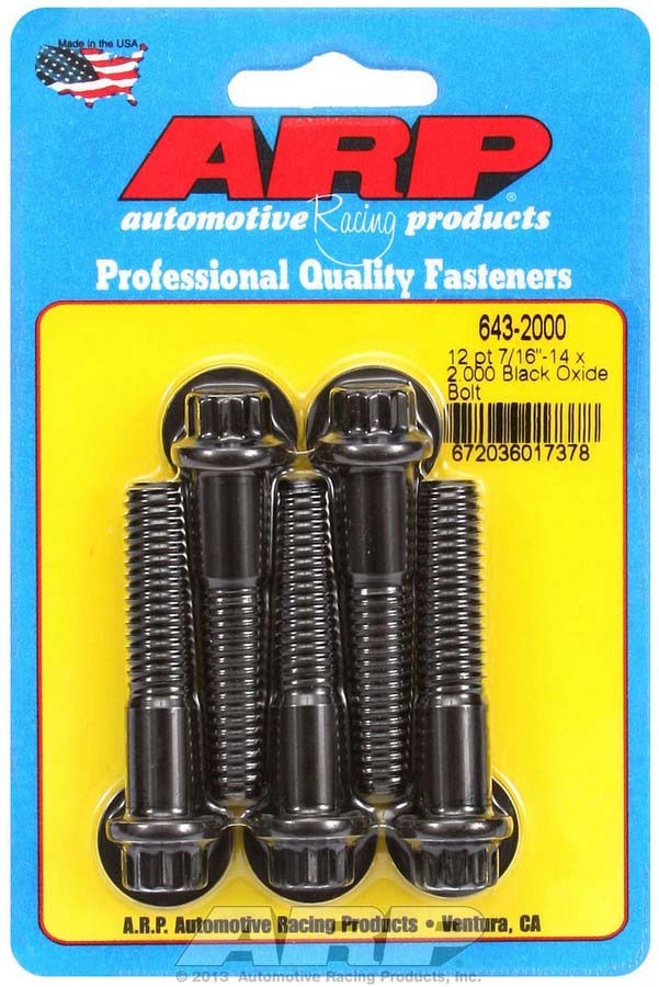 Bolt Kit - 12pt. (5) 7/16-14 x 2.000 - 6432000