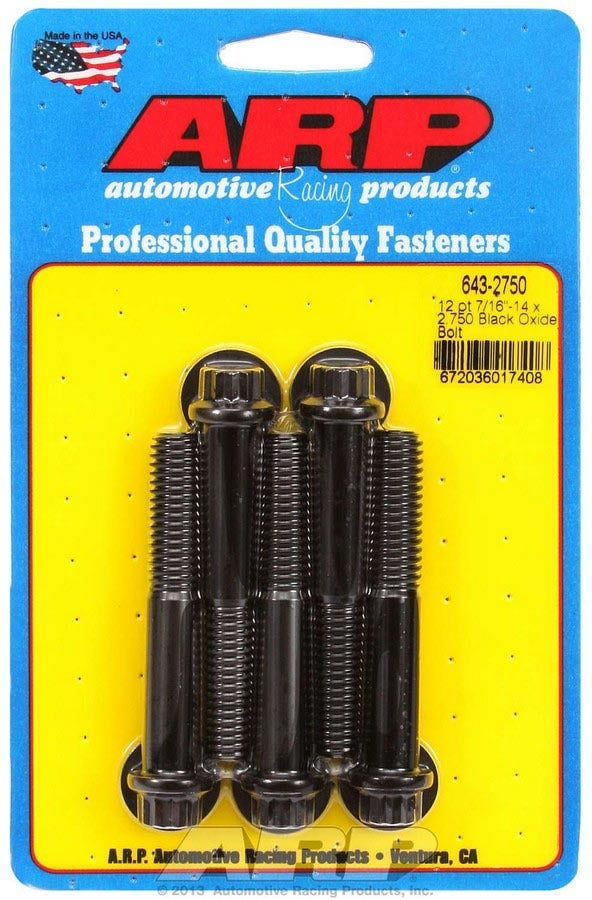 Bolt Kit - 12pt. (5) 7/16-14 x 2.750 - 6432750