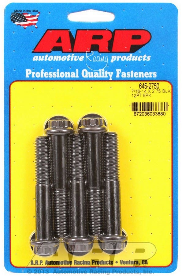 Bolt Kit - 12pt 5pk 7/16-14 x 2.750 - 6452750