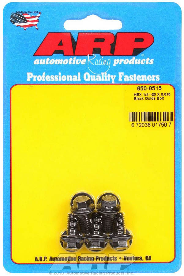 1/4-20 x 0.515 6pt Bolt Kit 5pk - 6500515