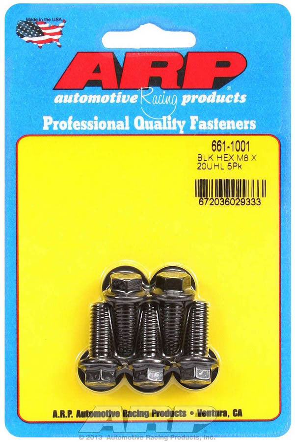 8mm x 1.25 x 20mm 6pt Bolt Kit 5pk - 6611001