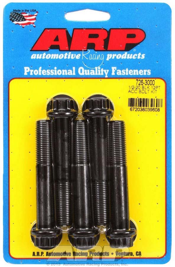 Bolt Kit - 12pt 5pk 1/2-20 x 3.000 - 7263000