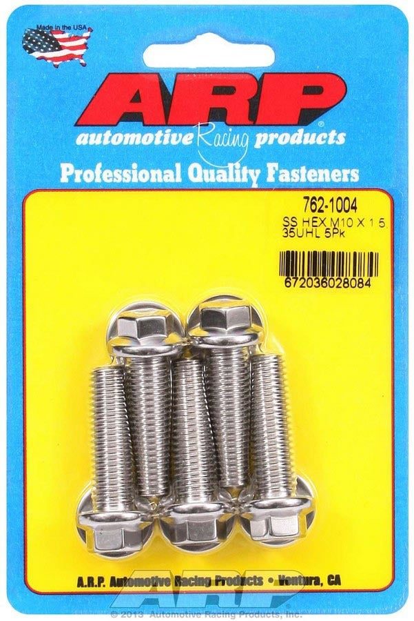 S/S Bolt Kit - 6pt. (5) 10mm x 1.5 x 35mm - 7621004