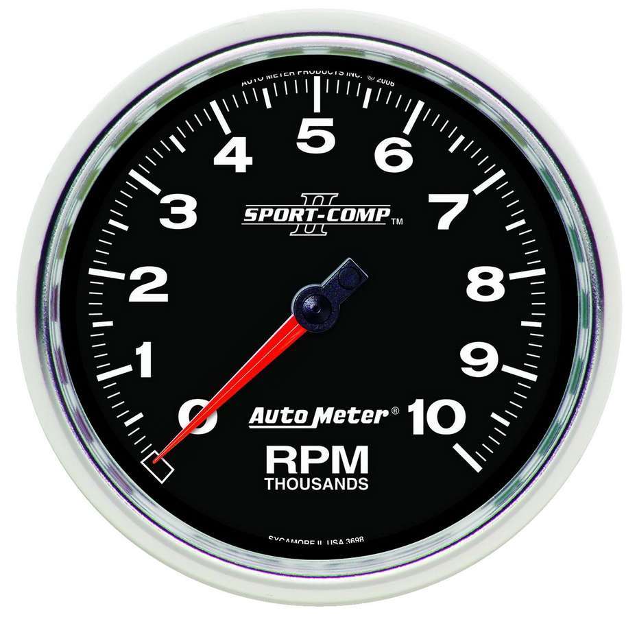 5in S/C II In-Dash Tach 10K RPM - 3698