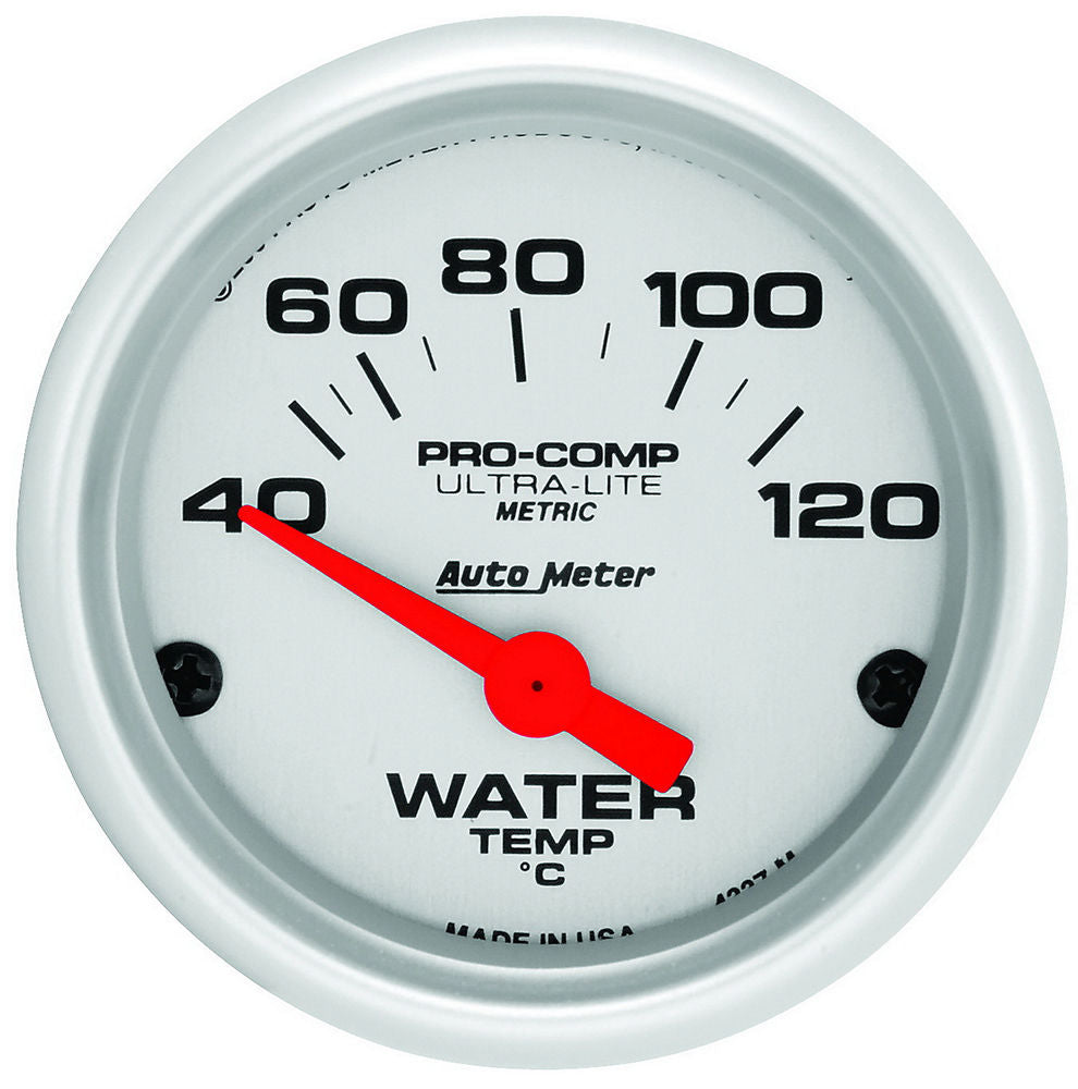 2-1/16 U/L Water Temp Gauge - Metric 40-120C - 4337M