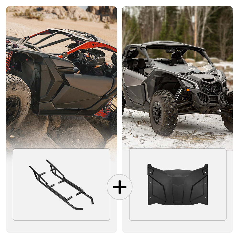 Plastic Roof & Nerf Bars for Can-Am Maverick X3 - view 1