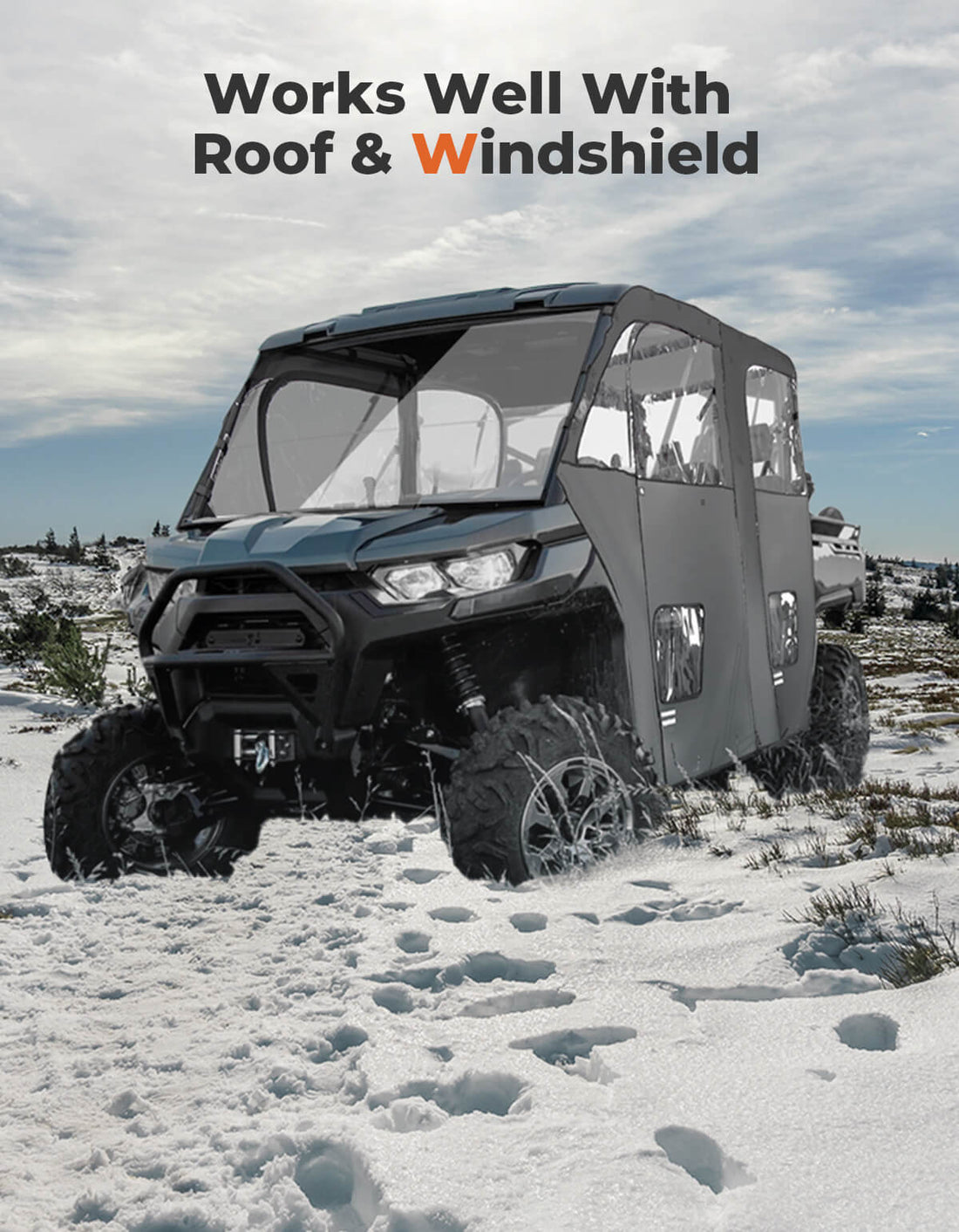 Soft Cab Enclosure Doors for Can-Am Defender Max HD10|9|8|7 - view 6