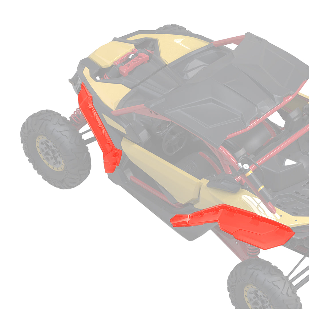 Red Fender Flares for Can-Am Maverick X3 / X3 MAX - view 8