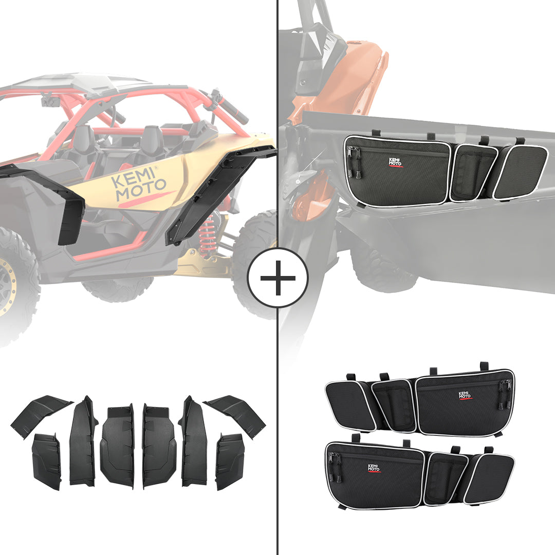 Extended Fender Flares & Door Bags for Can-Am Maverick X3 - view 1