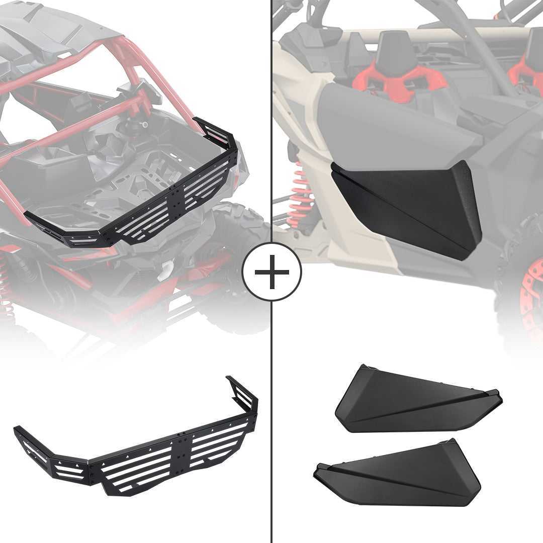 Front Lower Doors & Rear Cargo Tailgate for Can-Am Maverick X3 - view 1