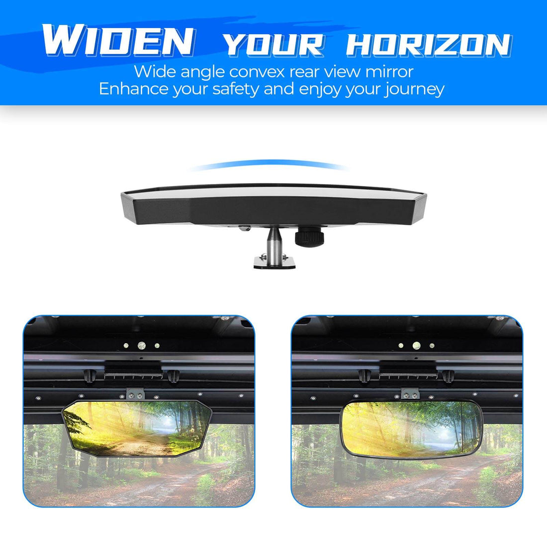Rear View Mirror & Under Seat Storage Box for Polaris Ranger XP 1000 - view 7