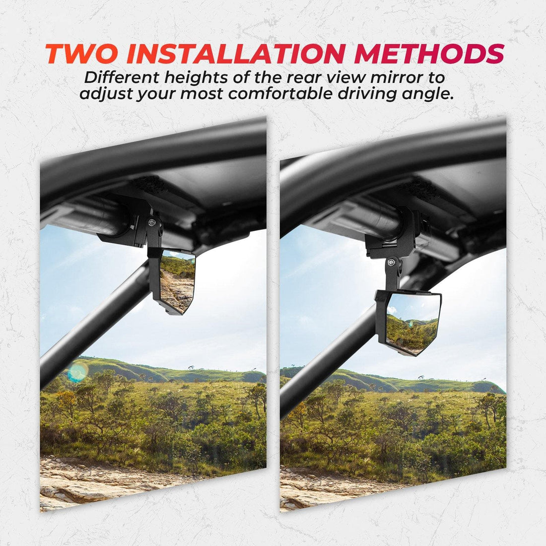 Rearview Mirror for Polaris General 1000 - view 3