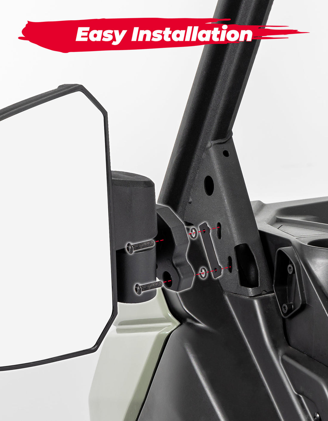 One Pair Side Mirrors for Can-Am Defender HD5|8|10 - view 7