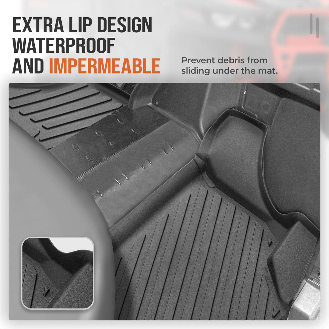 TPE Floor Mats & Bed Liner for Can-Am Defender HD7|8|9|10 - view 4