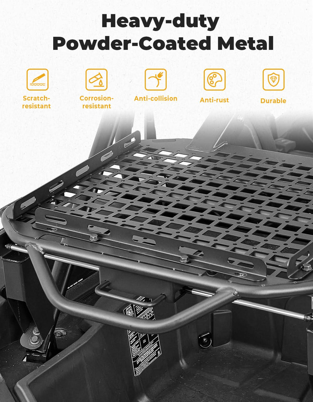 UTV Spare Tire Carrier for Polaris RZR XP 1000 / XP 4 1000 2024-2026 - view 6