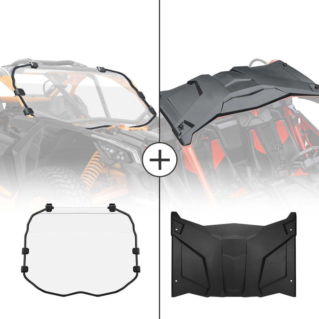 Full Windshield & Hard Roof for Can-Am Maverick X3 - view 1