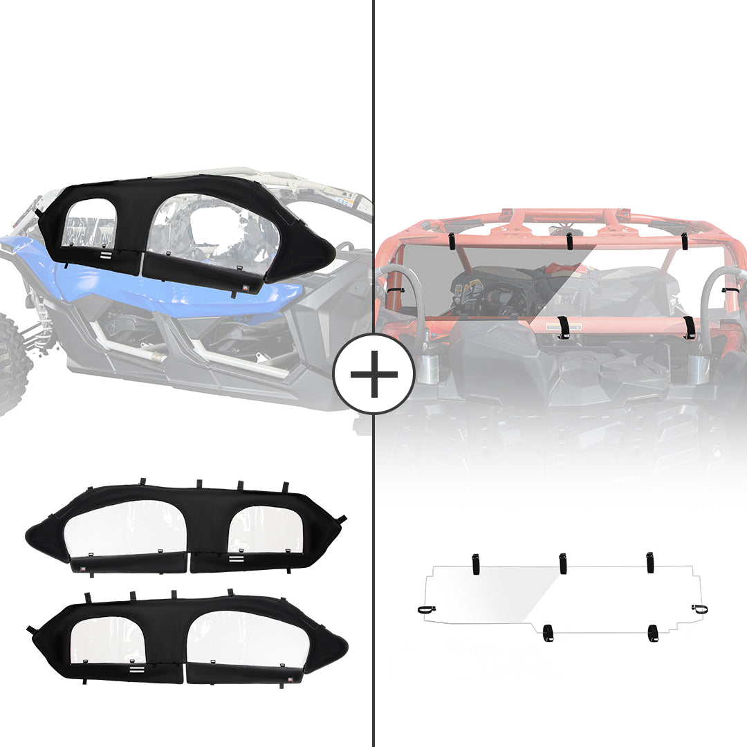 Soft Cab Enclosure and Rear Windshield for Can-Am Maverick X3 MAX - view 1