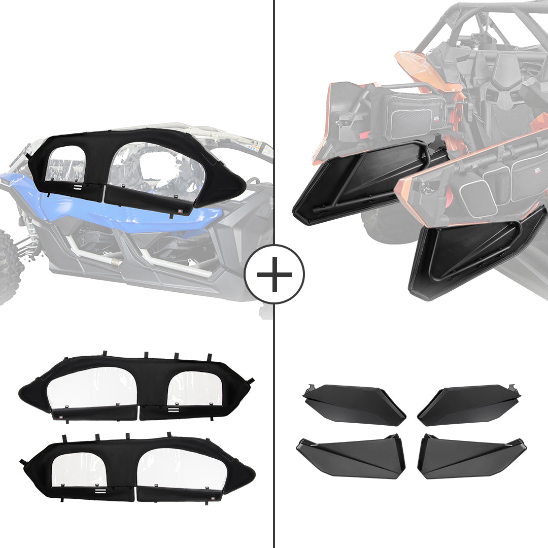 Soft Cab Enclosure and Lower Door Inserts for Can-Am Maverick X3 MAX - view 1