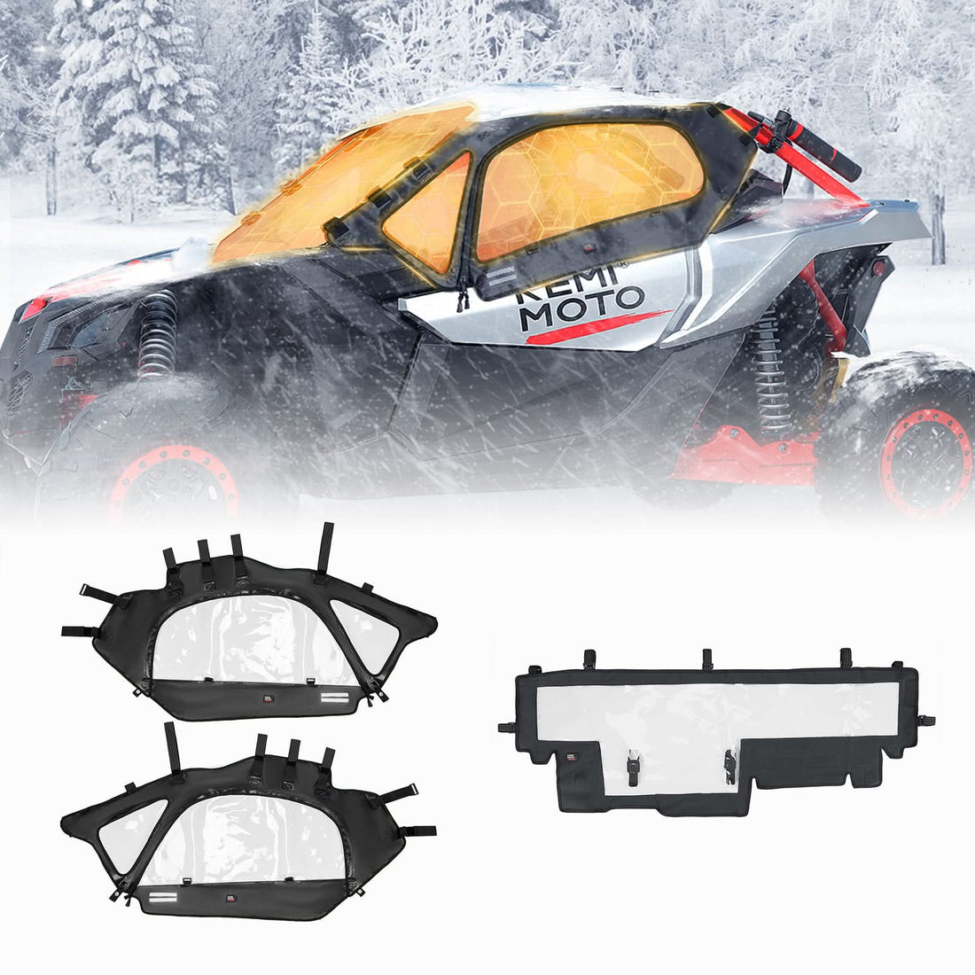 Soft Cab Enclosures & Soft Rear Windshield for Can-Am Maverick X3 - view 1