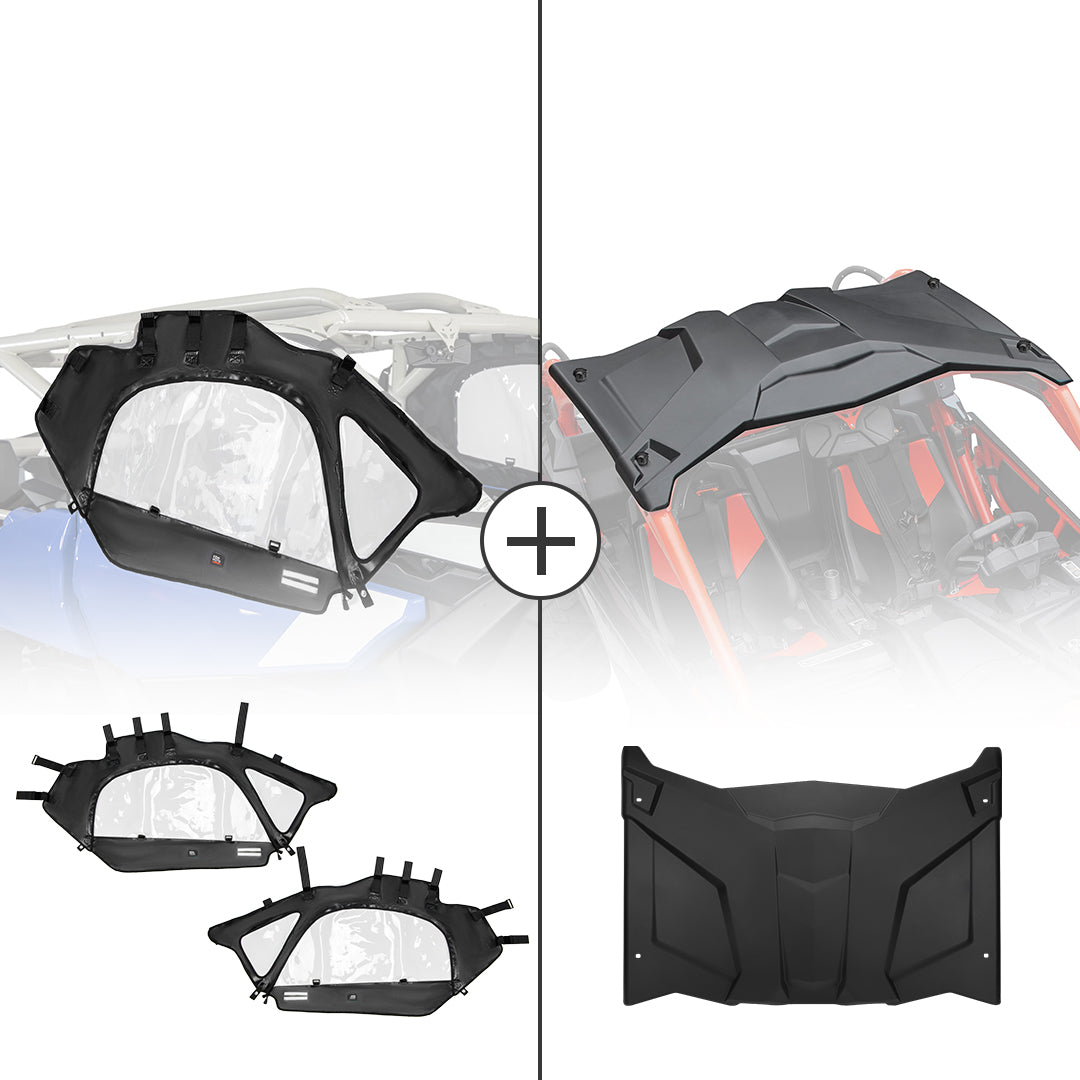 Soft Cab Enclosures and Hard Roof for Can-Am Maverick X3 - view 1