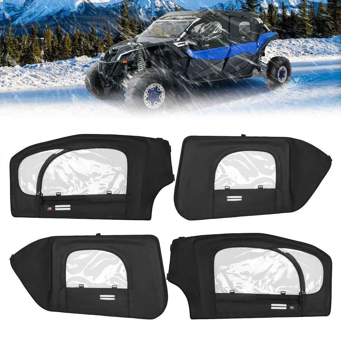 Soft Cab Enclosures with Metal Frame for Can-Am Maverick X3 MAX - view 1