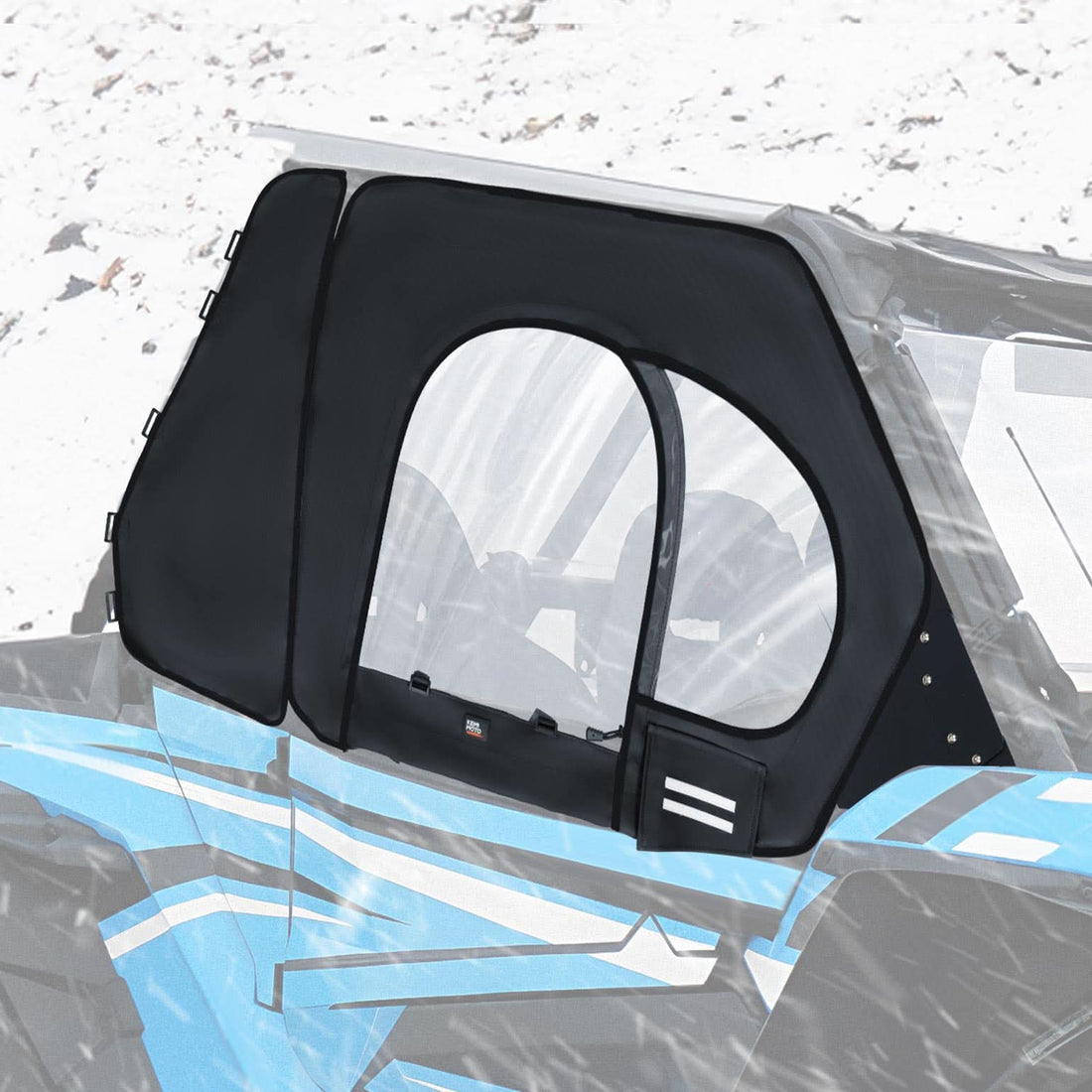 Upper Doors with Steel Frame for Polaris RZR XP 1000 / XP Turbo 2016-2023 - view 8