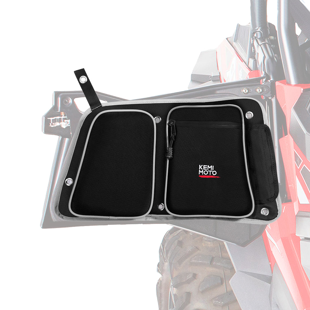 Rear Door Bags with Knee Pad for Polaris RZR XP 4 1000 2014-2023 - view 1