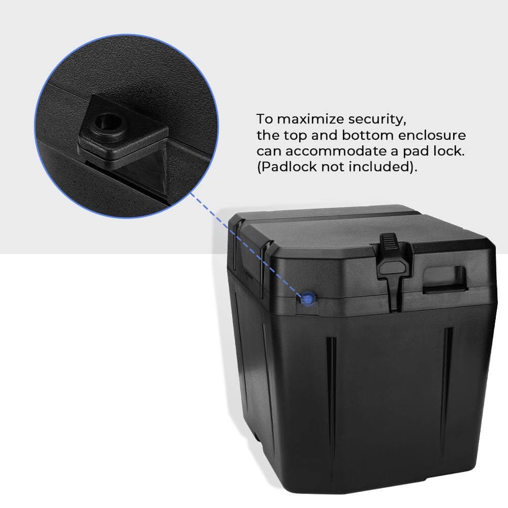 Rear View Mirror & Under Seat Storage Box for Polaris Ranger XP 1000 - view 10