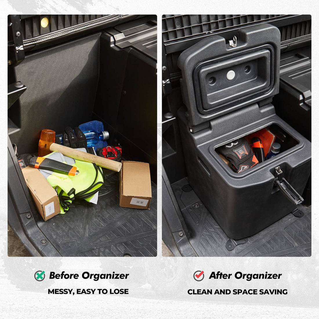 Big Size Cargo Box & Under Seat Storage Box for Polaris Ranger XP 1000 - view 8