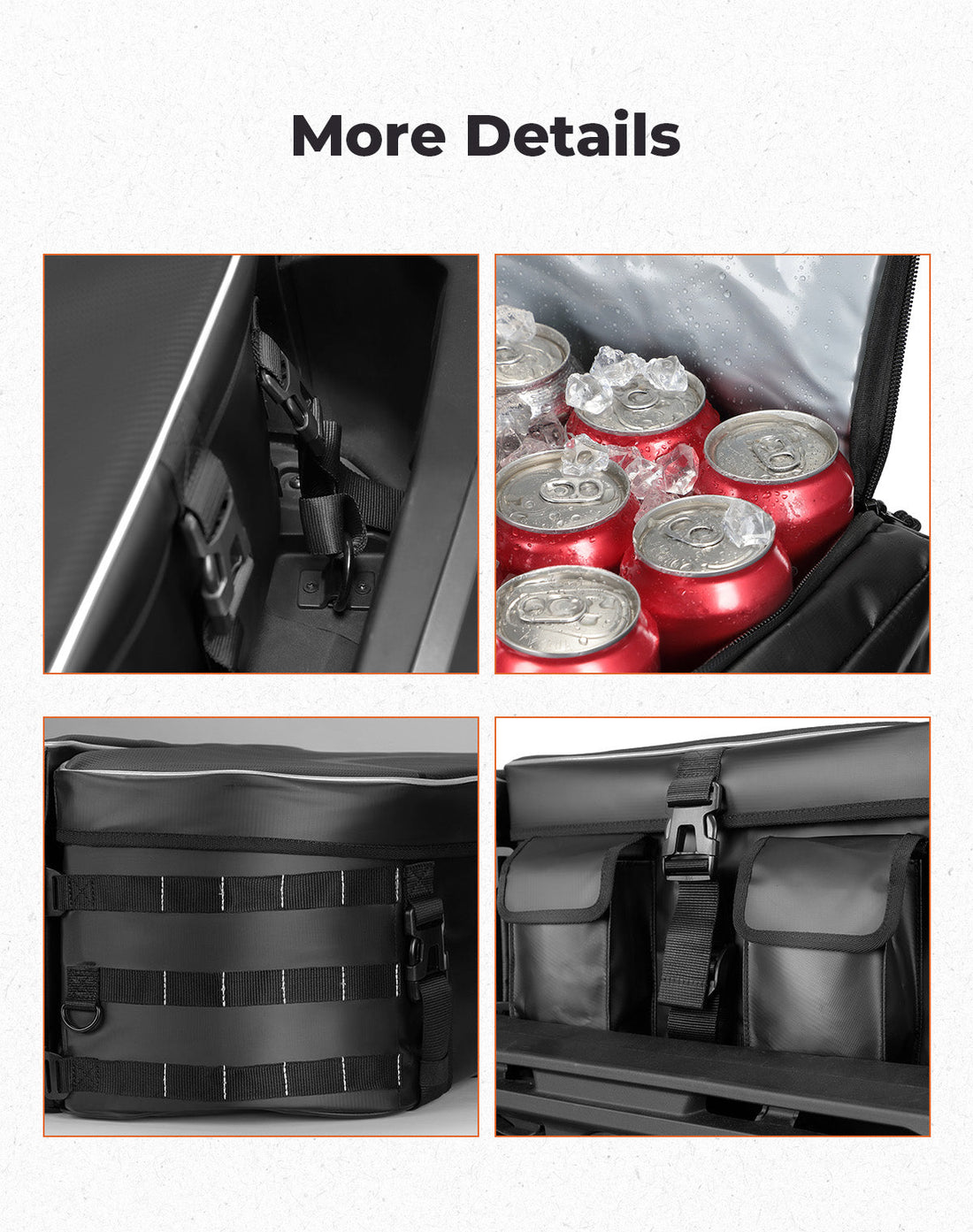 112L Rear Cargo Bag for Can-Am Maverick R 2024+ - view 7