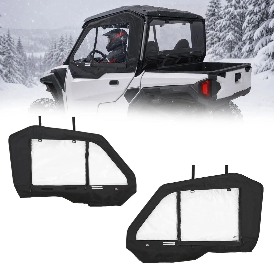 UTV Framed Upper Doors for Polaris General 1000 - view 1