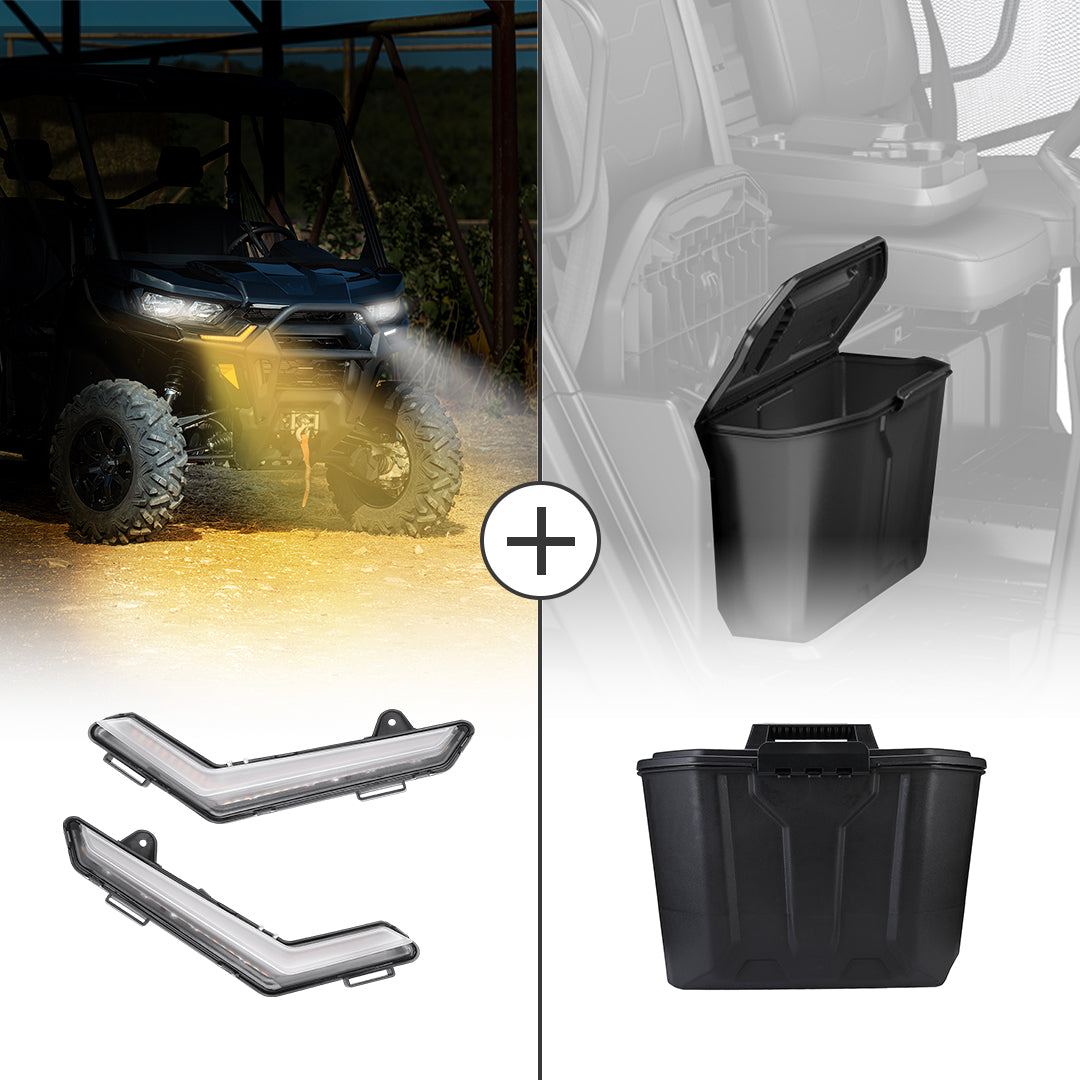 DRL Signal Light & 14L Storage Box for Can-Am Defender - view 1