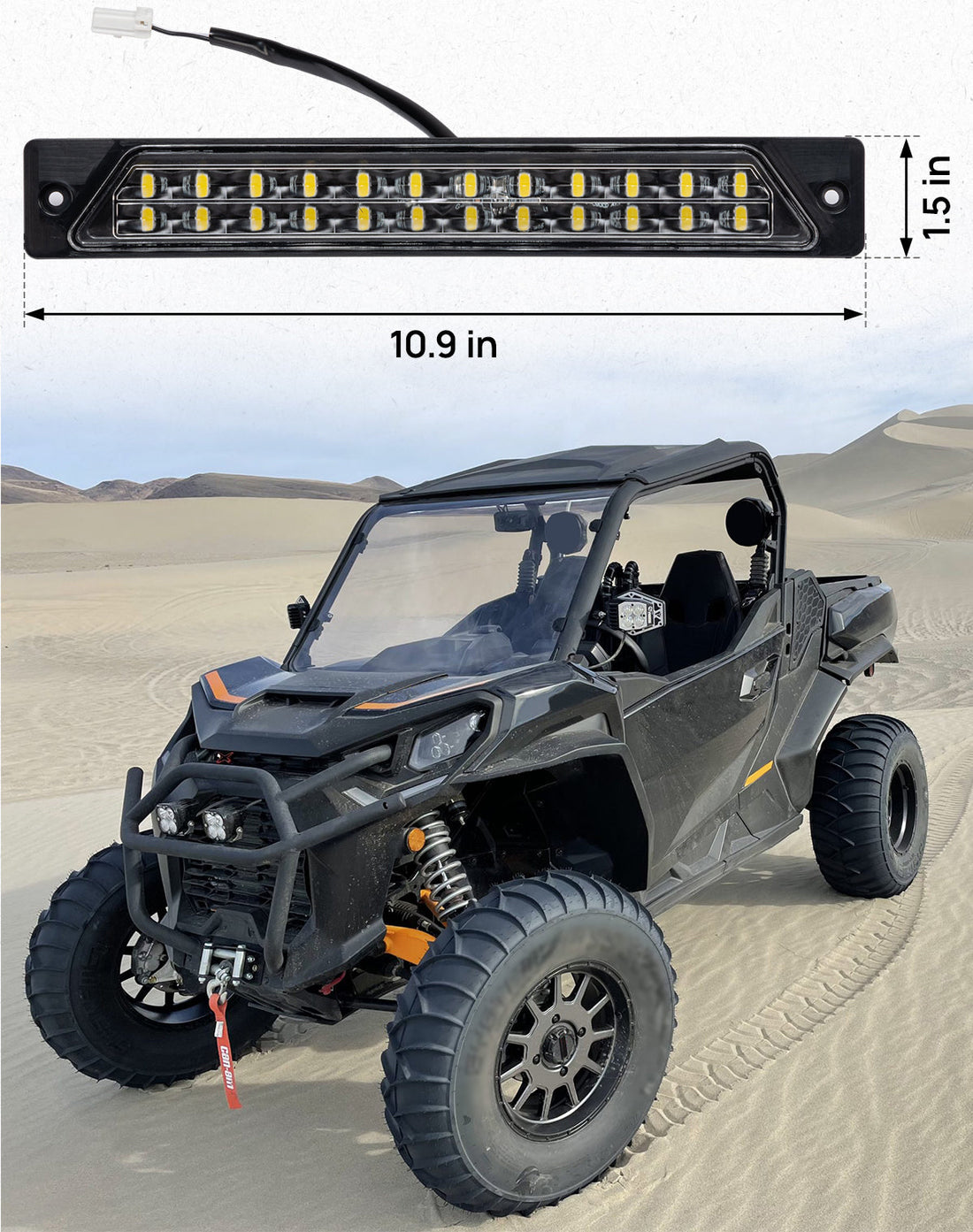 UTV Rear Cargo Bed Light for Can-Am Commander | Maverick Trail Sport - view 7