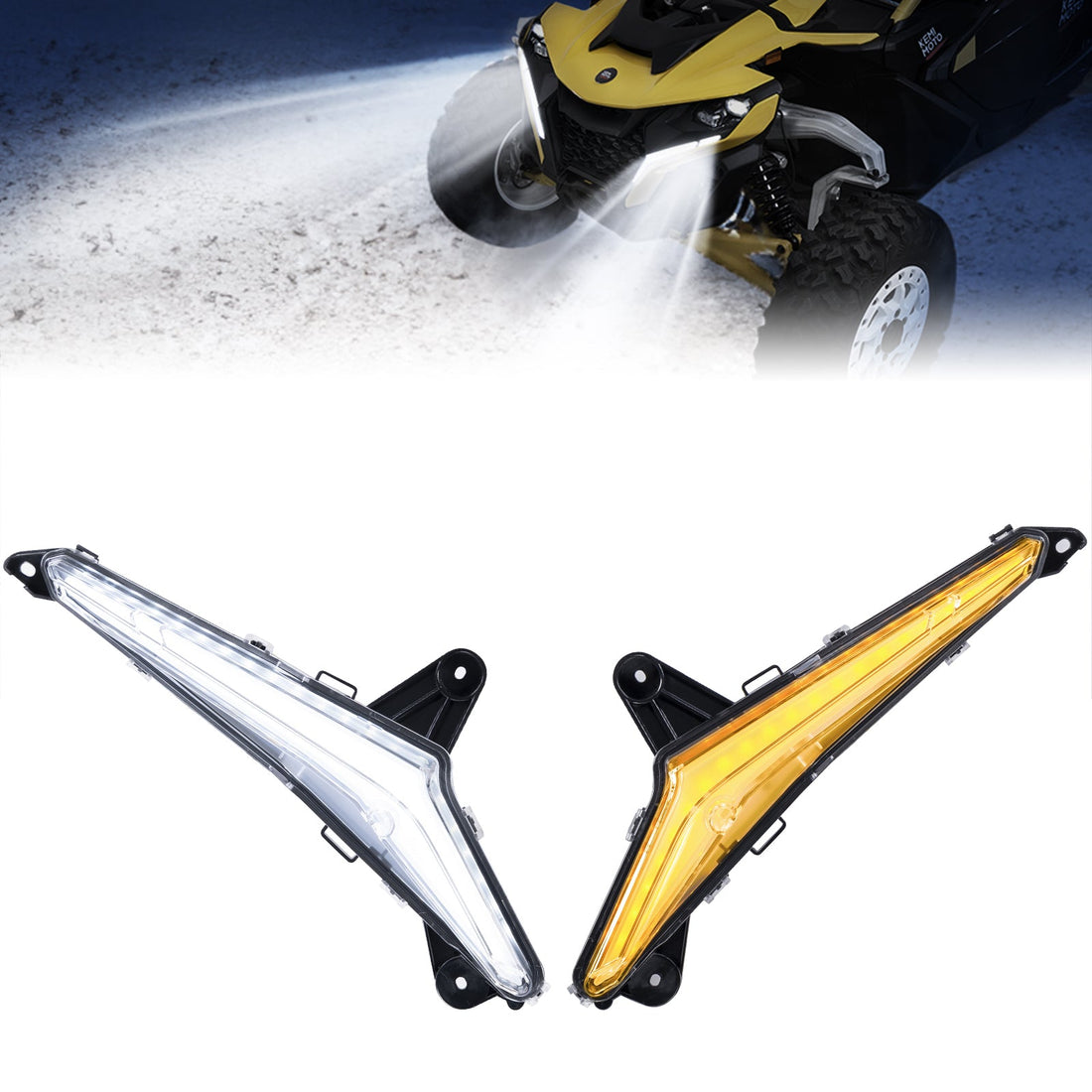 Turn Signal Fang Lights for Can-Am Maverick R 2024+ - view 7
