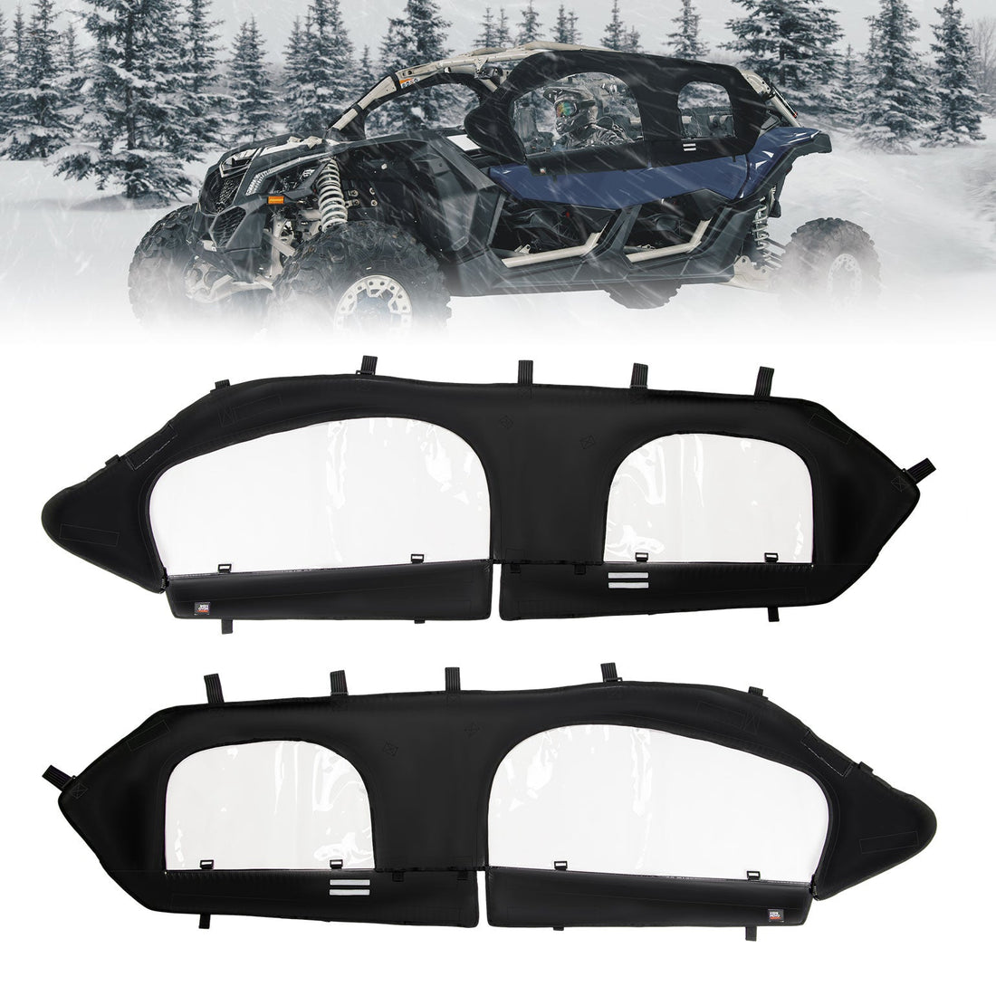 Soft Cab Enclosure and Lower Door Inserts for Can-Am Maverick X3 MAX - view 2