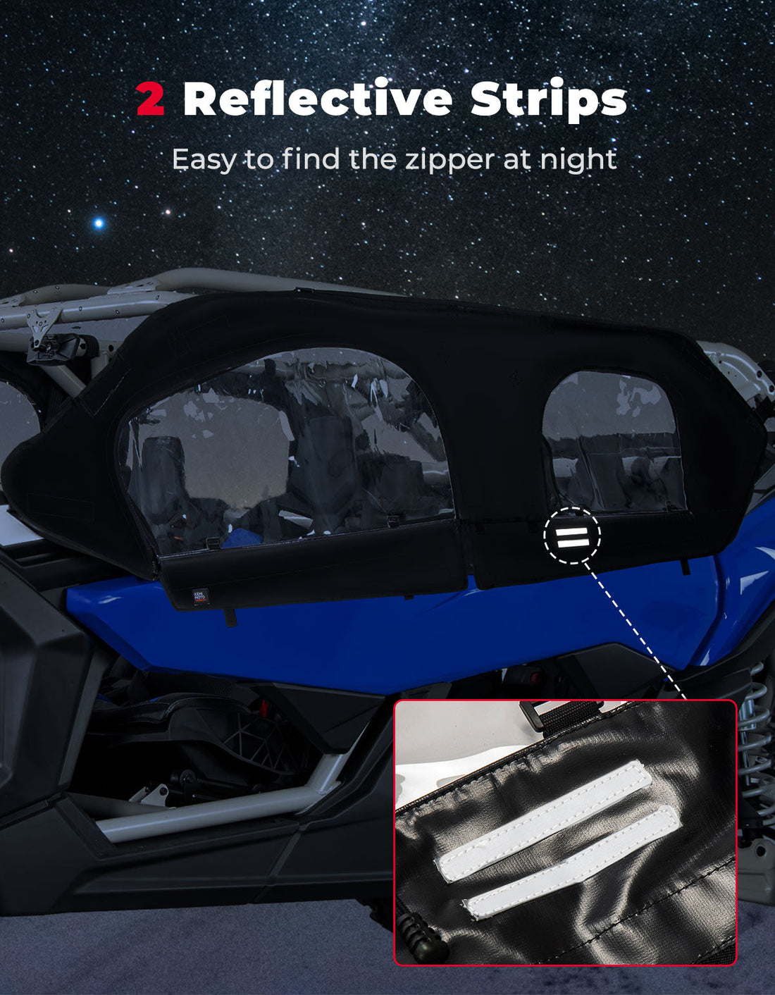 Soft Cab Enclosure and Rear Windshield for Can-Am Maverick X3 MAX - view 4