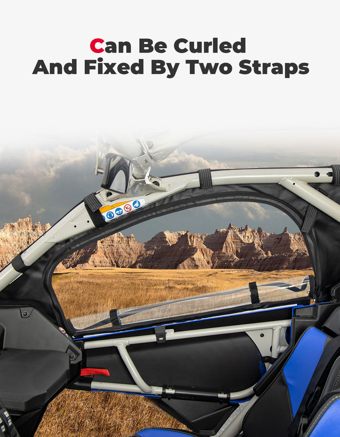 Soft Cab Enclosure and Rear Windshield for Can-Am Maverick X3 MAX - view 6
