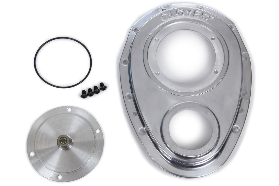 Aluminum Timing Cover - SBC w/BBC Snout - 9227