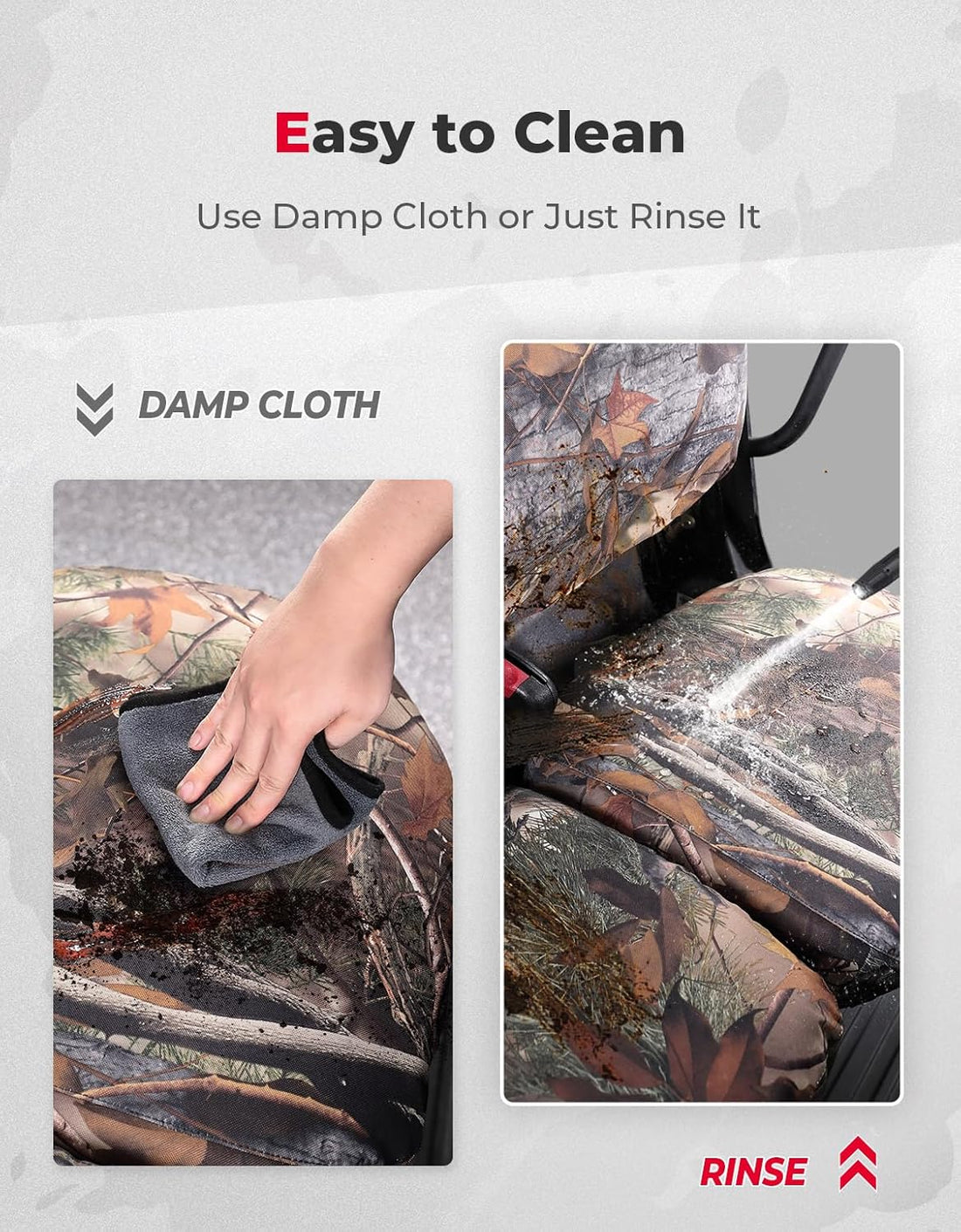 Waterproof Camo Seat Cover for Can-Am Defender MAX HD10|9|8|7 - view 4