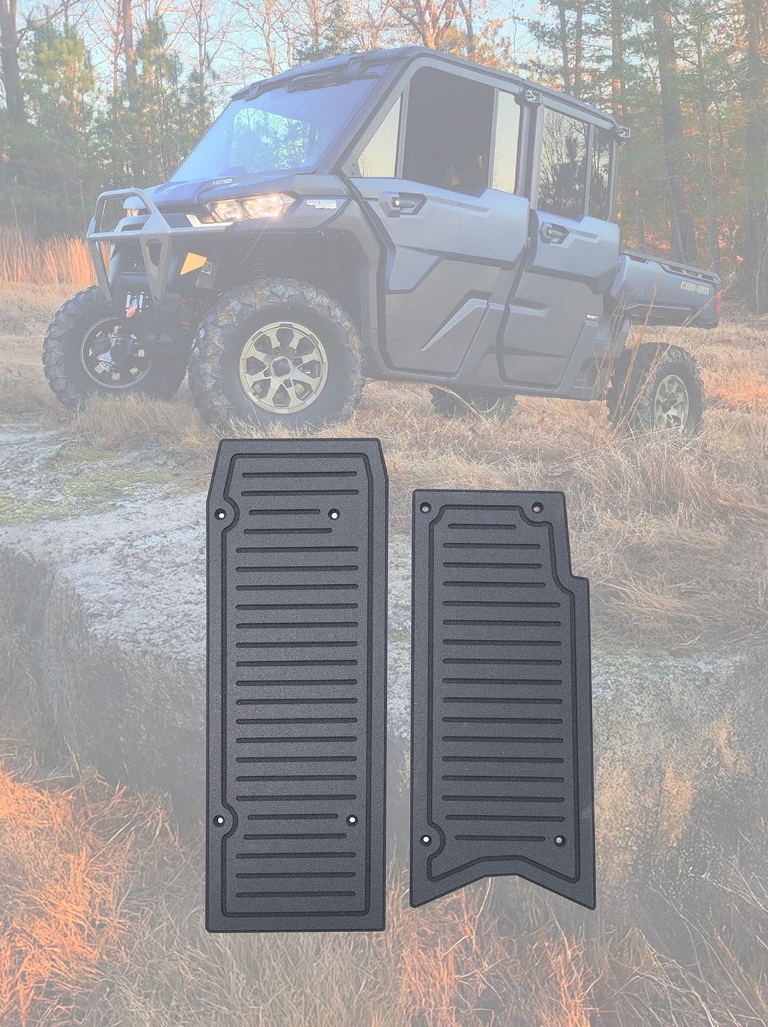 Terick Rubber Floor Mats for Can-Am Defender HD11
