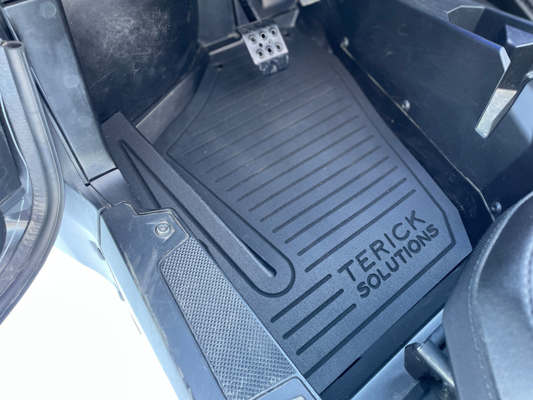 Terick Rubber Floor Mats for Polaris RZR XP 1000