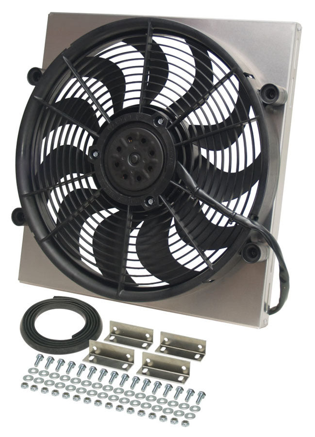 Fan Electric Single 17IN with/Shroud - 16816