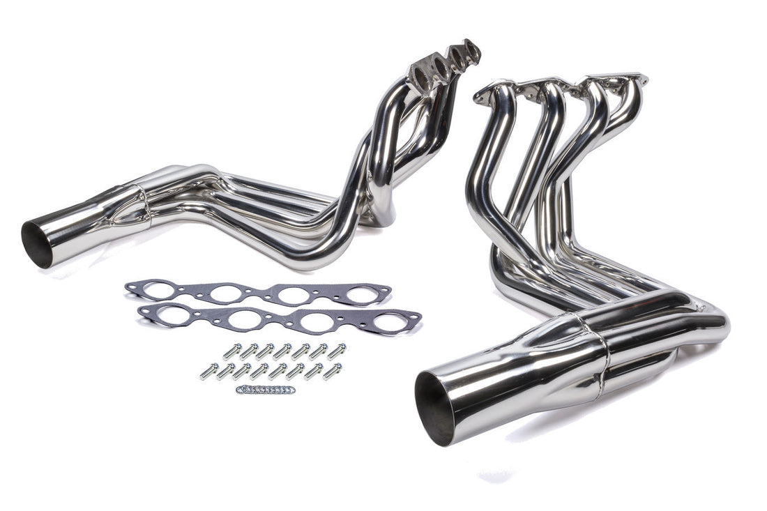 Headers Side Mount Stainless Chevy Pa - D381SS