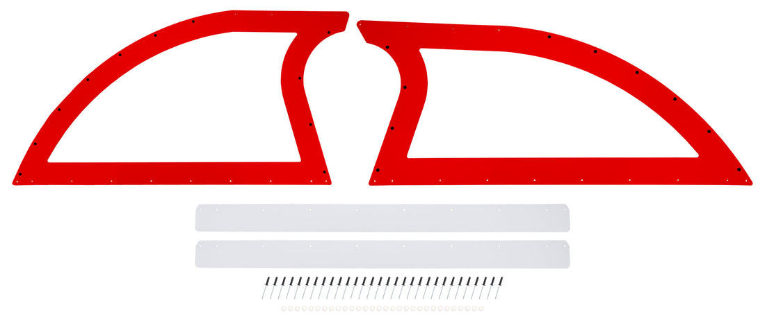 Sail Panel Pair Late Model Red - DOM830RD