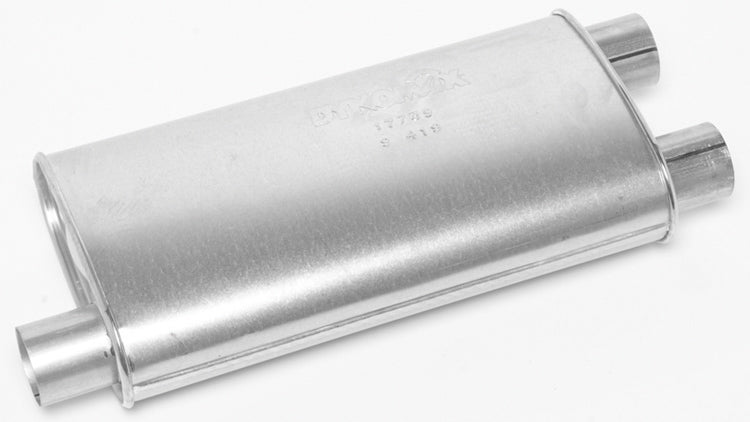 Muffler Steel Aluminum 2.5IN Dual - 17739
