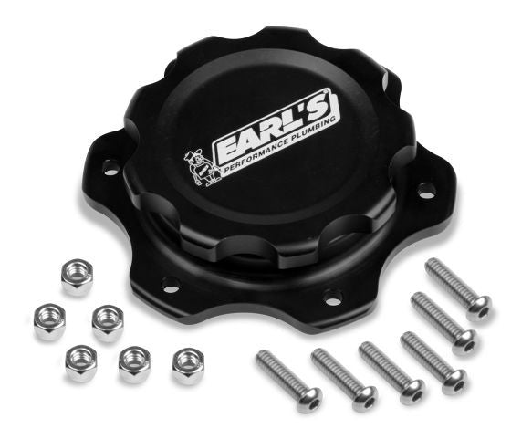Billet Fuel Cell Cap with/6 Bolt - 166016ERL